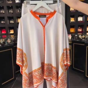 Premium Shirt Pattern Kaptan Set